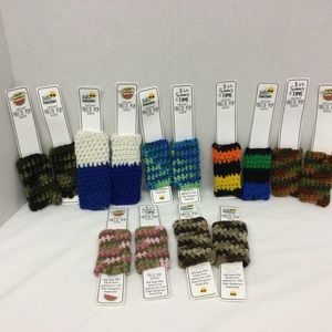 Freezer Pop/ Icee Pop Sleeves Set Of 2 Handmade Crochet New